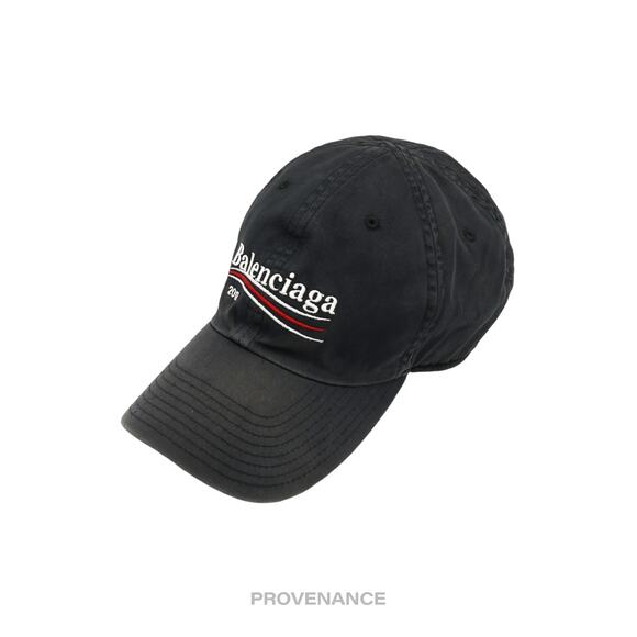 🔴 Balenciaga Political Campaign Cap Hat - Washed Black - Picture 2 of 11